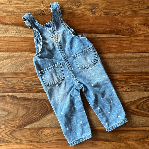 Heart OshKosh B’gosh Denim Overalls - 12 months - Picture 3 of 7